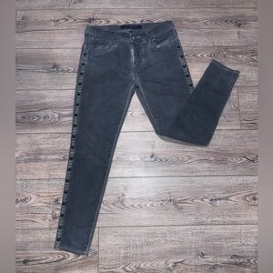 Driftwood size 27 gray jeans Aztec boho core indie chic